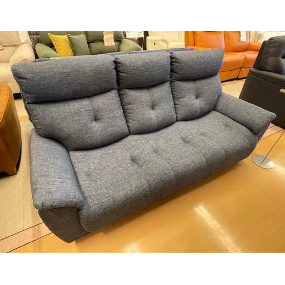 ニトリ マイス グレー 布製ソファ 3人掛け ニトリ - ニトリ3人用布張り